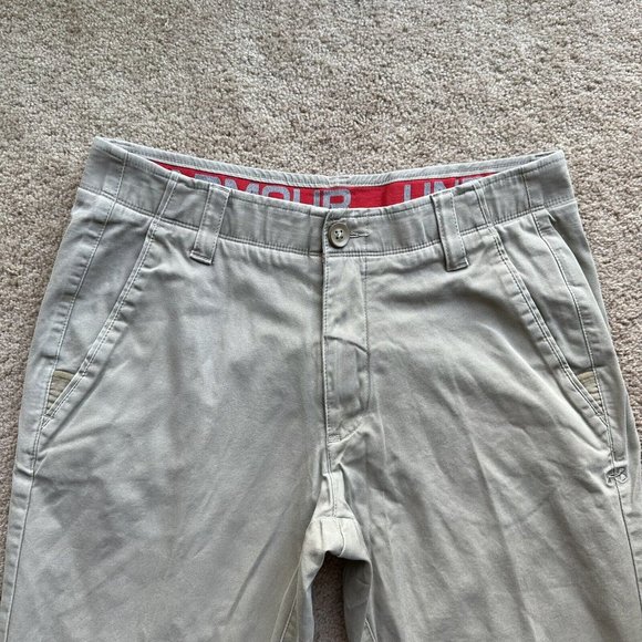 Under Armour Chino Pants Men's 32 x 28 Stretch Cotton Blend Straight Regular - Picture 4 of 16